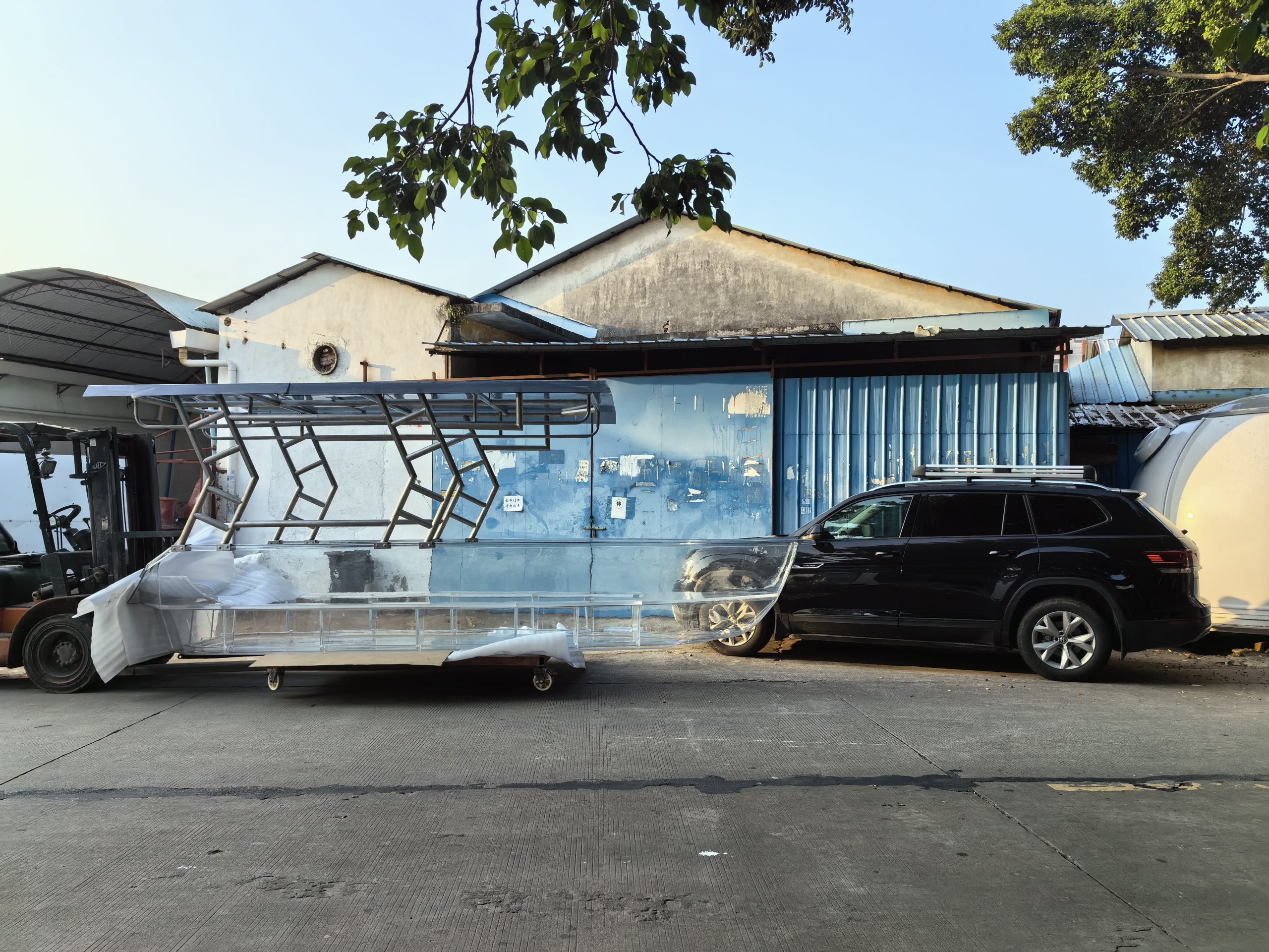 10 15 persons seats large clear boat transparent boat