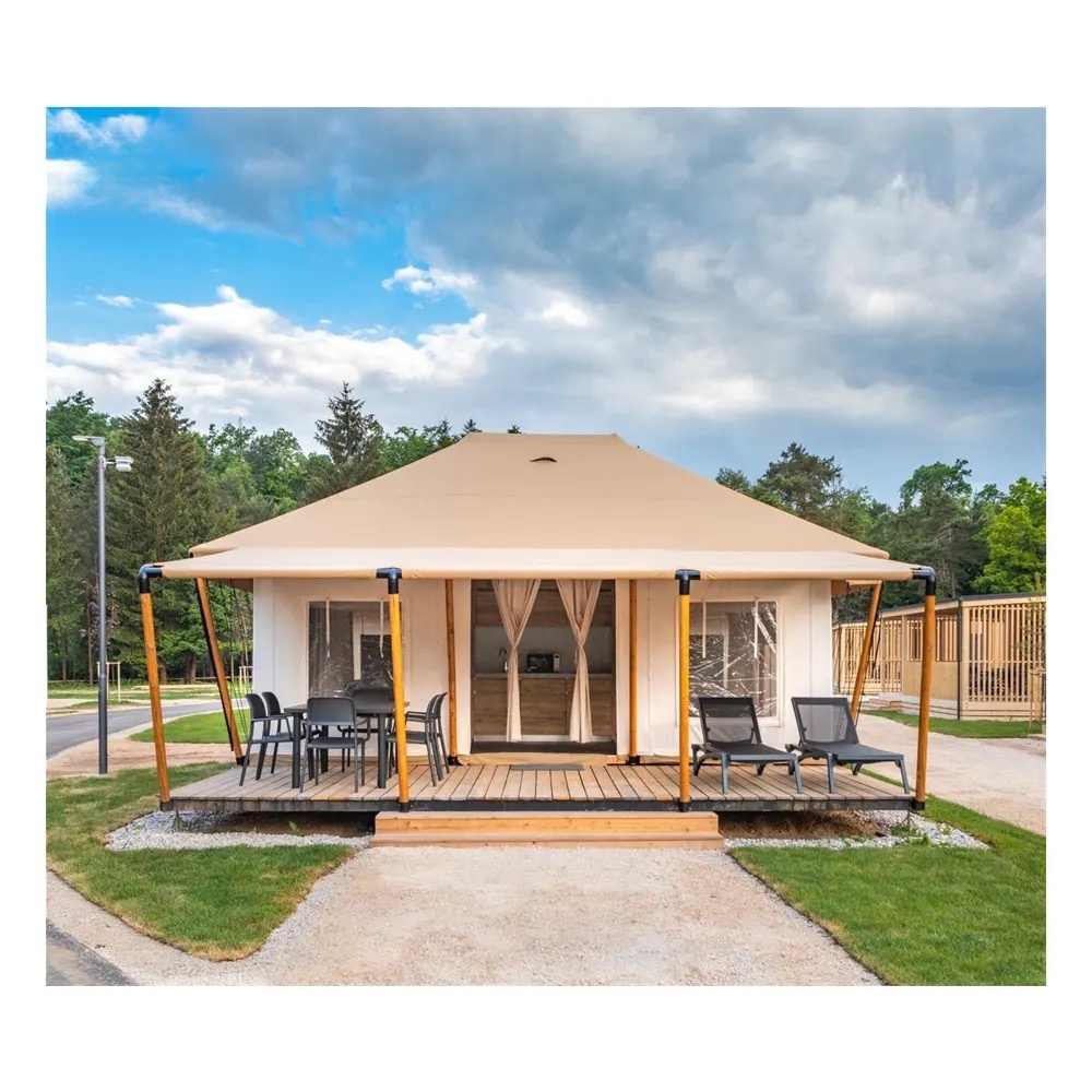 2025 new design luxury safari tent kt 4 luxury hotel tent glamping for resort