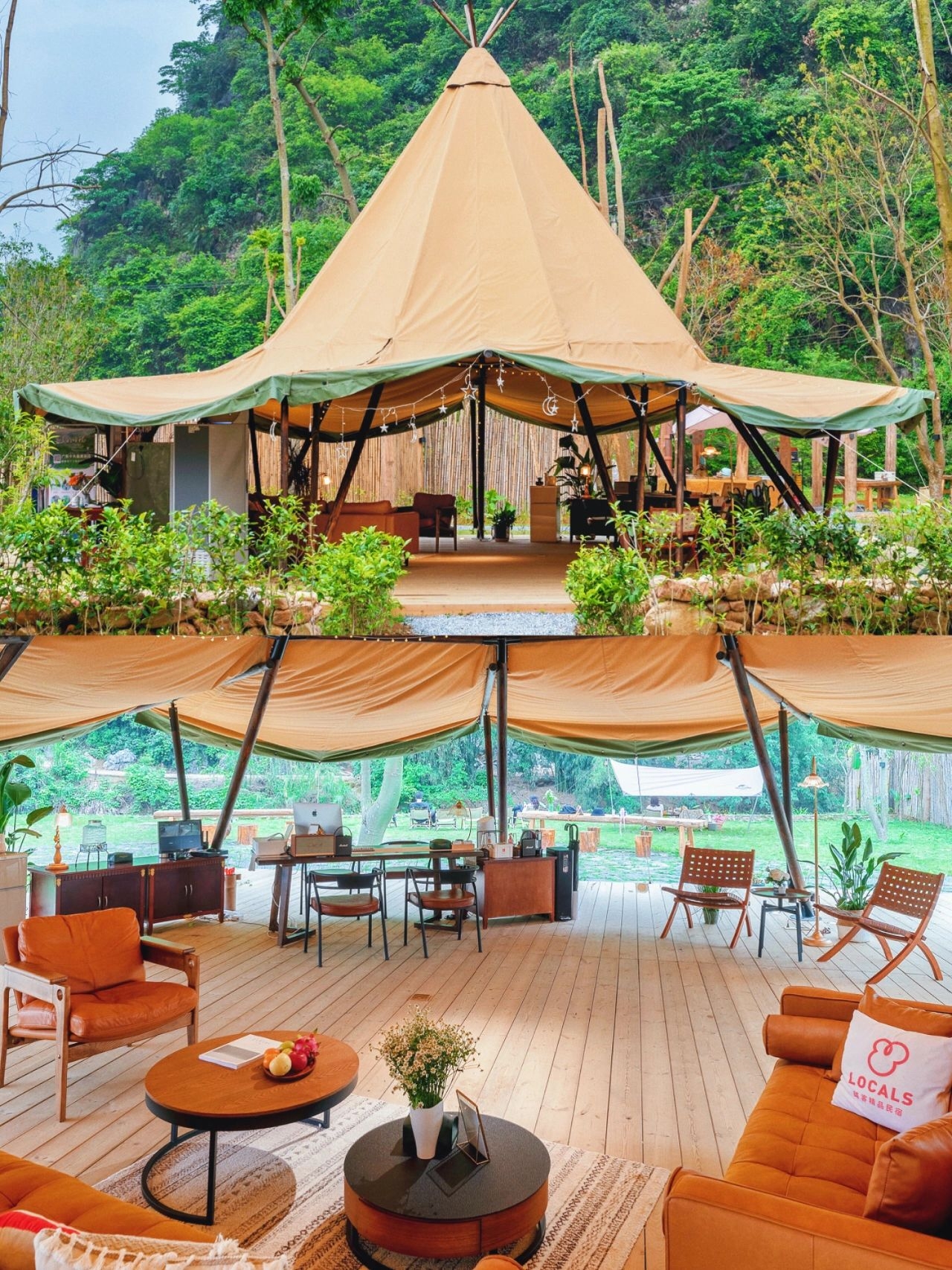 glamping big wedding tipi tent event teepee tent for party