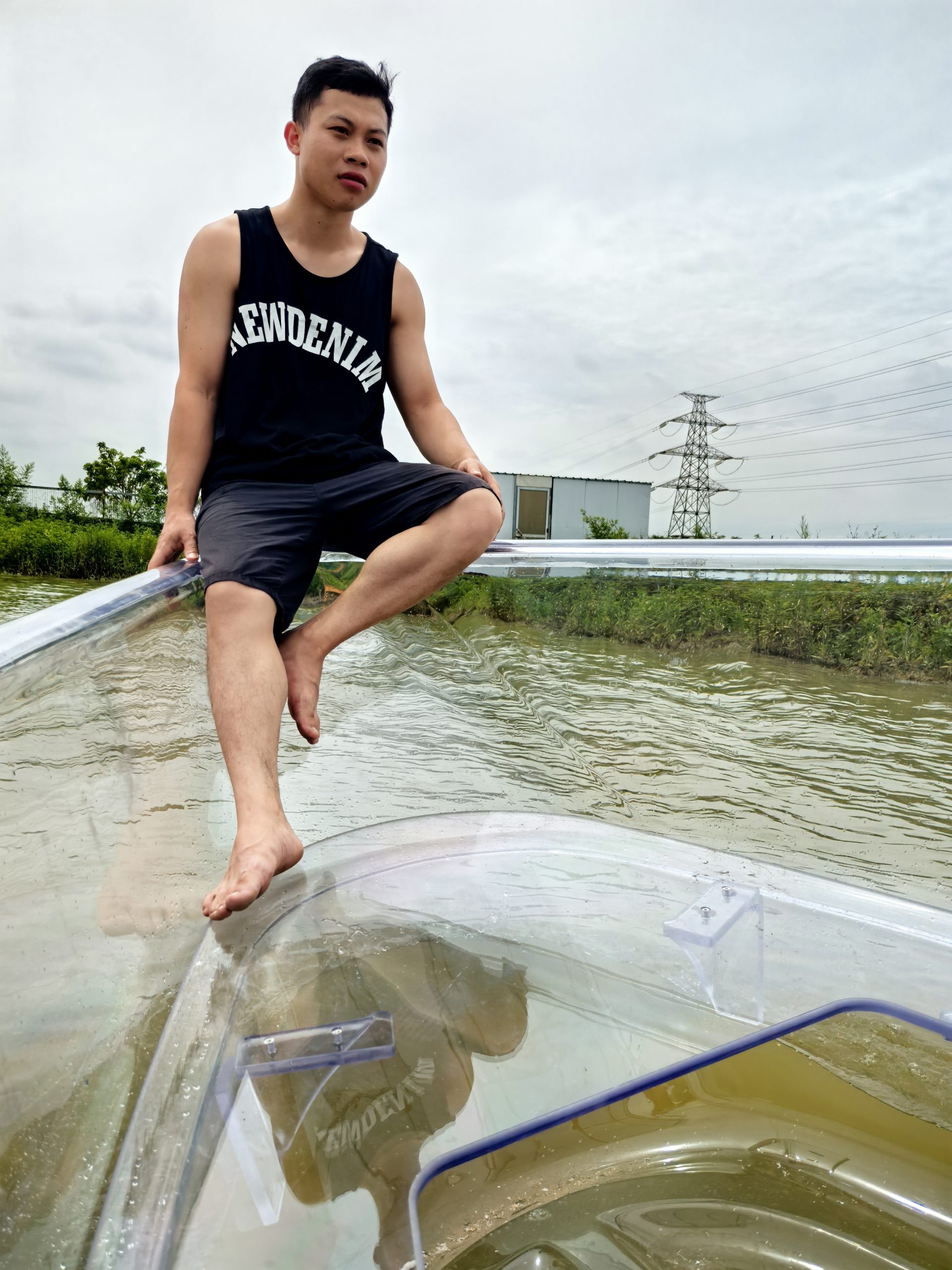 10 15 persons seats large clear boat transparent boat