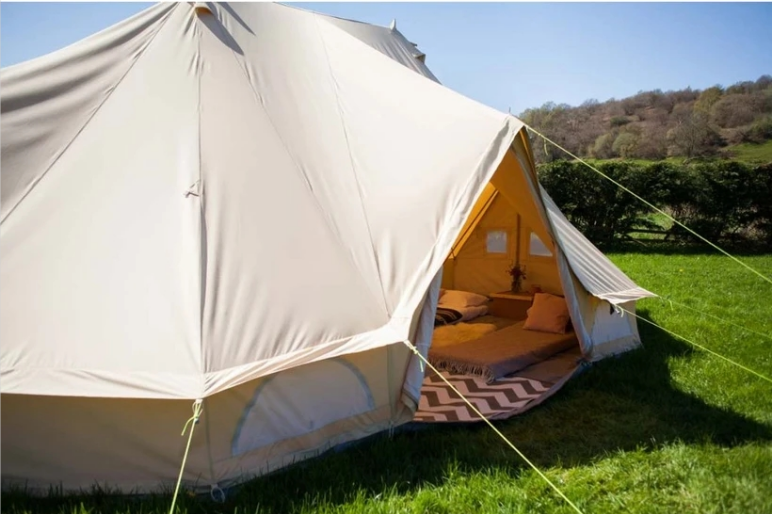 emperor cotton canvas bell tent with stove hole emperor tent for sale