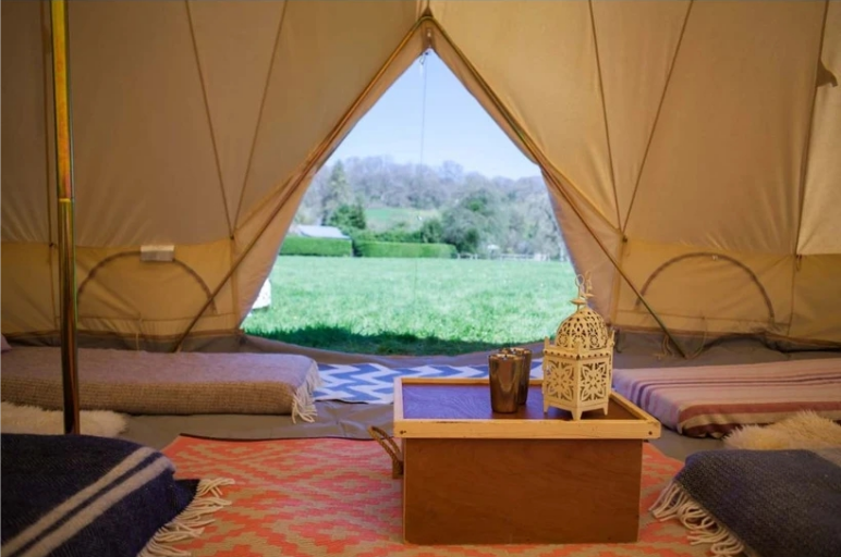 emperor cotton canvas bell tent with stove hole emperor tent for sale