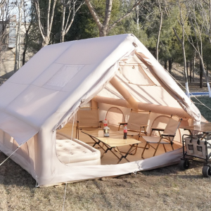 2025 cheap cotton outdoor air inflatable tent oxford fabric automatic tent inflatable tent for camping