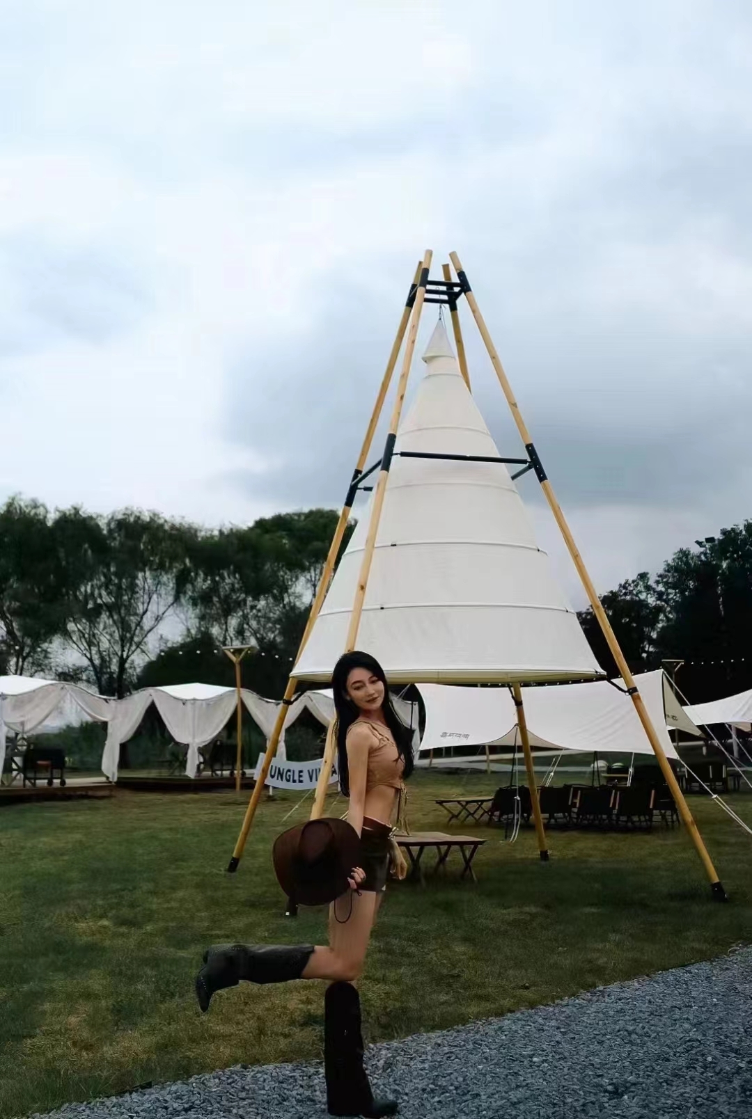 wedding tents pointed lantern decor event waterproof wood tipi teepee tent