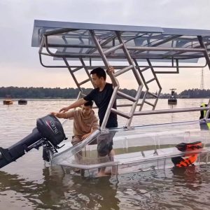 10 15 persons seats large clear boat transparent boat