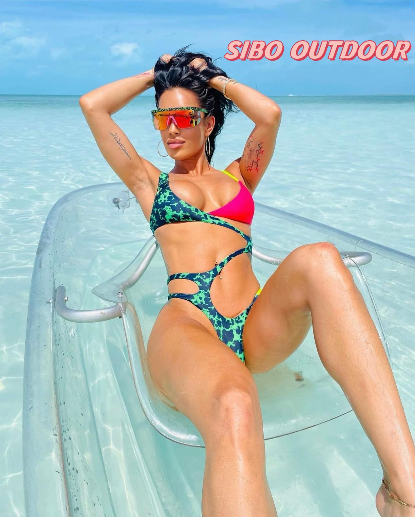 double seater 100% transparent clear kayak wholesale