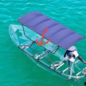 6 seats 8 seats large clear boat transparent boat