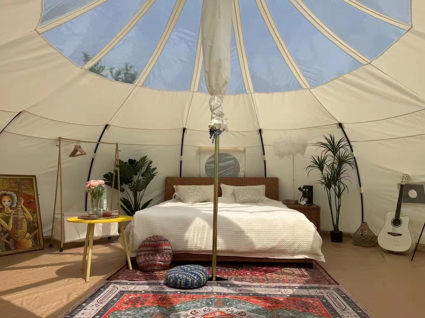 4m 5m 6m canvas lotus belle tent lotus tent (复制)