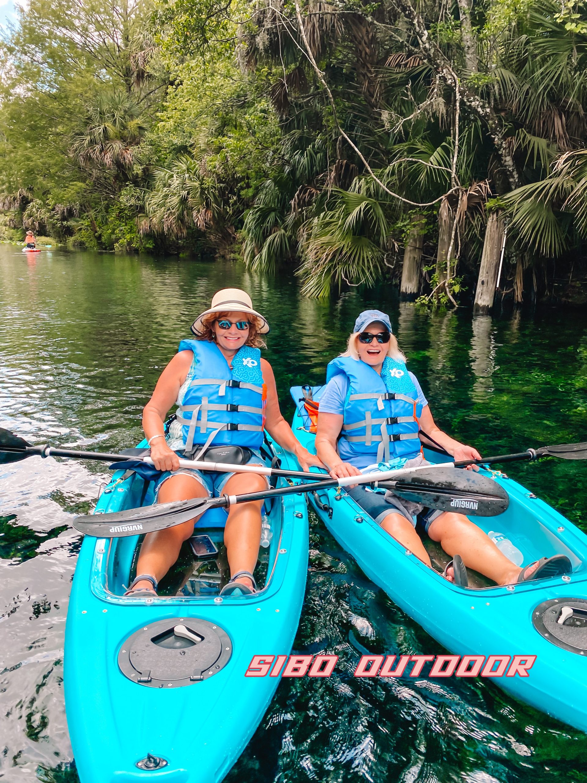 single seater transparent bottom kayak clear bottom kayak