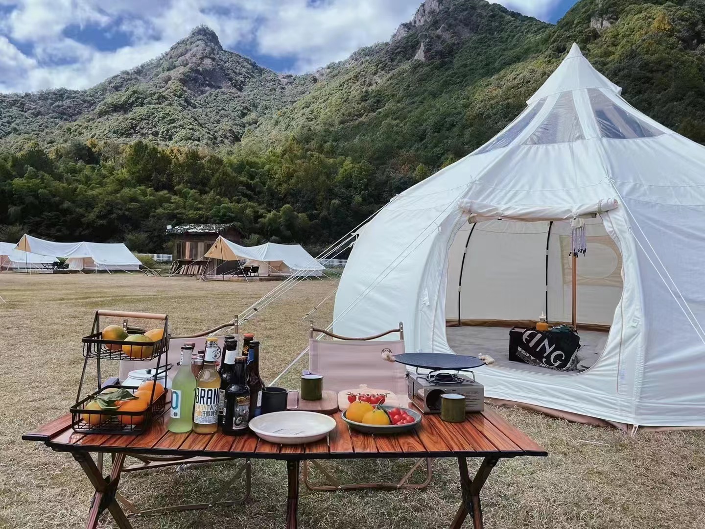 4m 5m 6m canvas lotus belle tent lotus tent (复制)