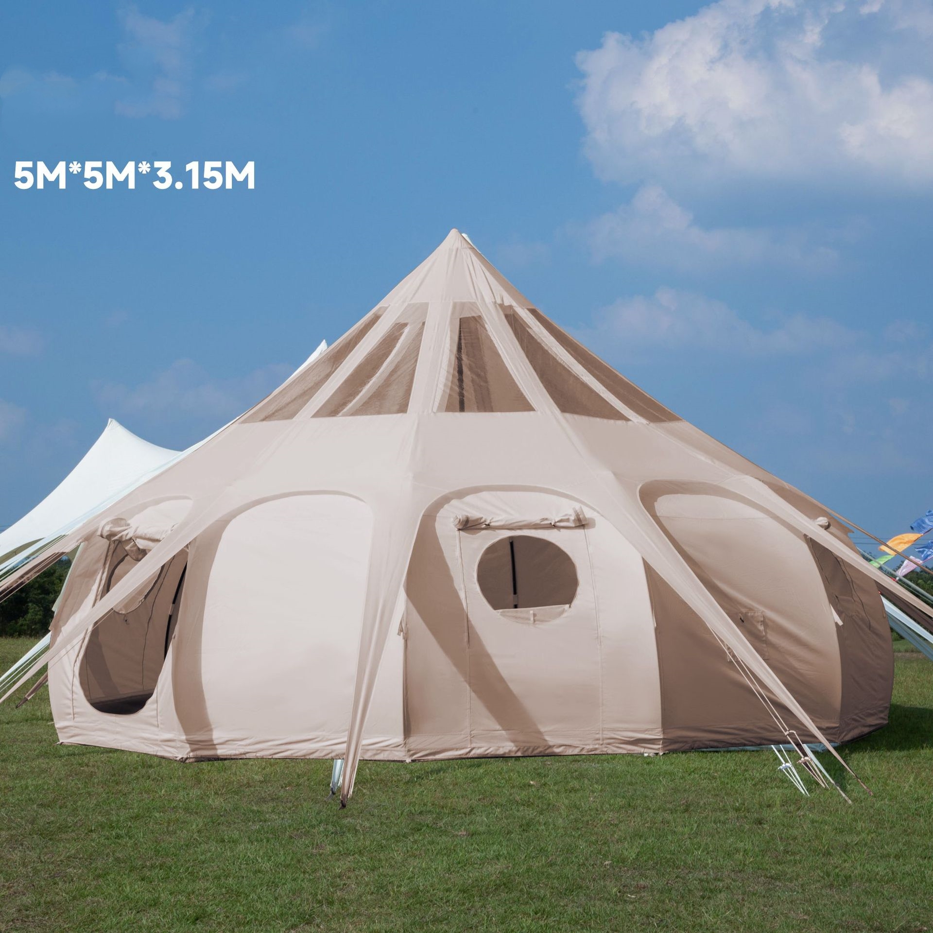 4m 5m 6m canvas bell tent wholesale (复制)