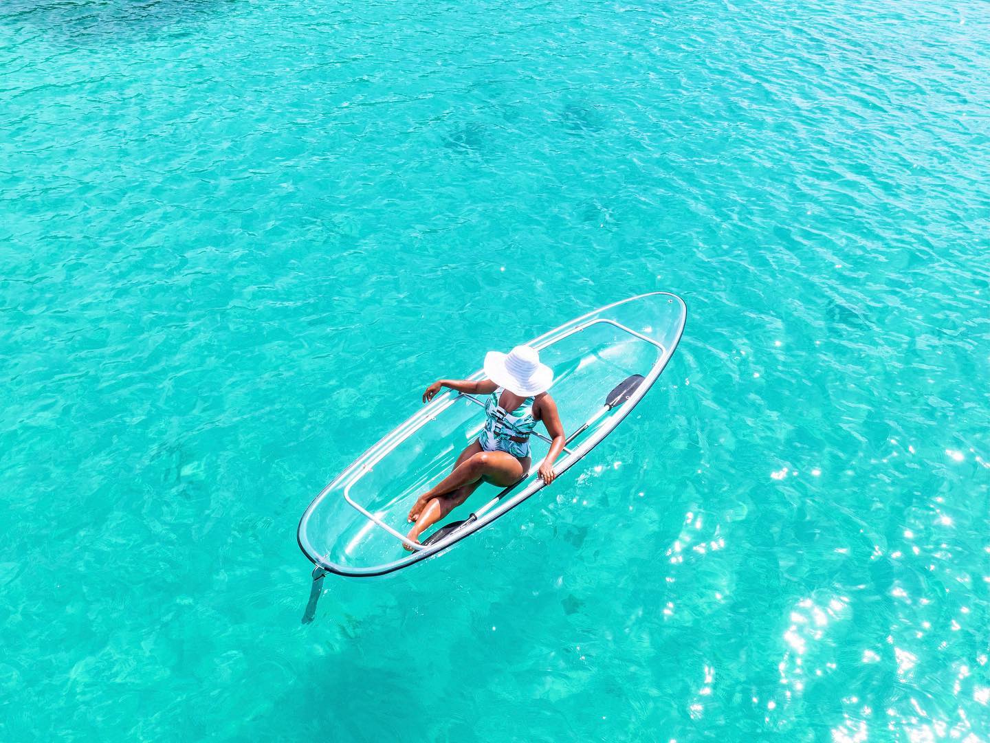 double seater 100% transparent kayak clear kayak canoe kst 4a