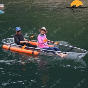 double seater 100% transparent kayak clear kayak canoe kst 4a