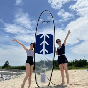 100% transparent paddle board clear paddle board kst 10