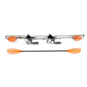 double seater 100% transparent kayak clear kayak canoe