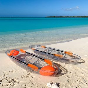 double seater 100% transparent clear kayak wholesale