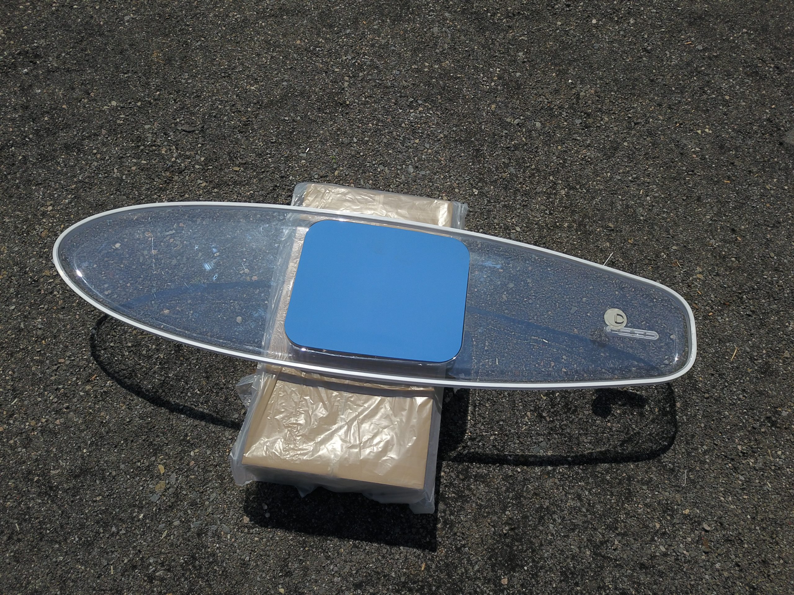 100% transparent paddle board clear paddle board