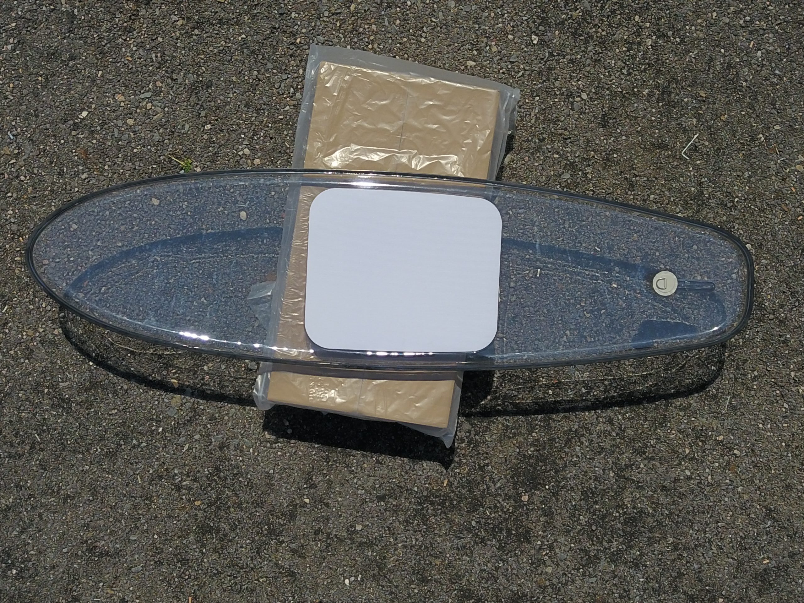 100% transparent paddle board clear paddle board