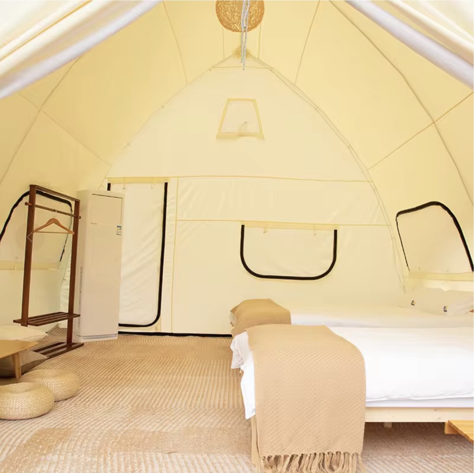 2025 new design sailboat shape glamping tents