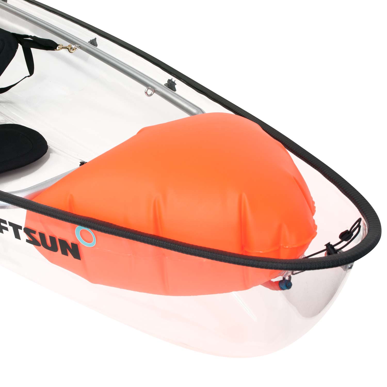 double seater 100% transparent kayak clear kayak canoe