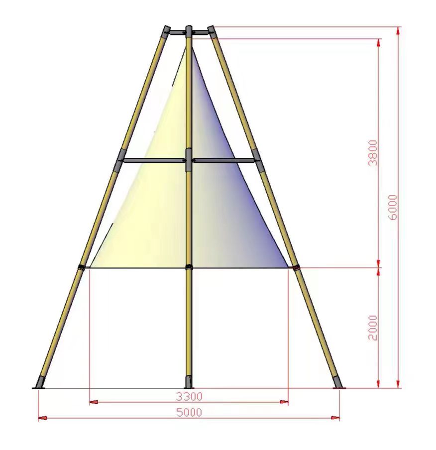 wedding tents pointed lantern decor event waterproof wood tipi teepee tent