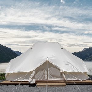 emperor cotton canvas bell tent with stove hole emperor tent for sale