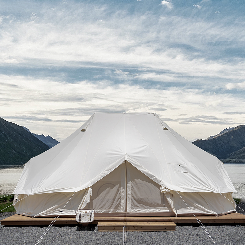 emperor cotton canvas bell tent with stove hole emperor tent for sale