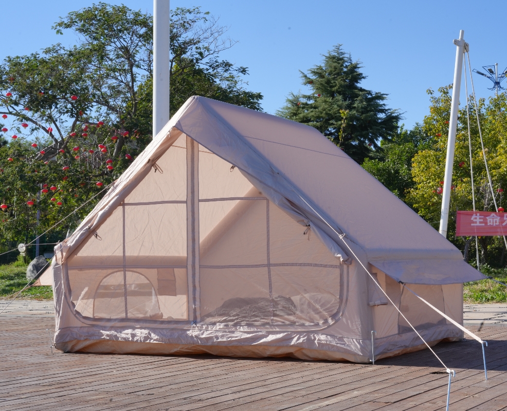 2025 cheap cotton outdoor air inflatable tent oxford fabric automatic tent inflatable tent for camping