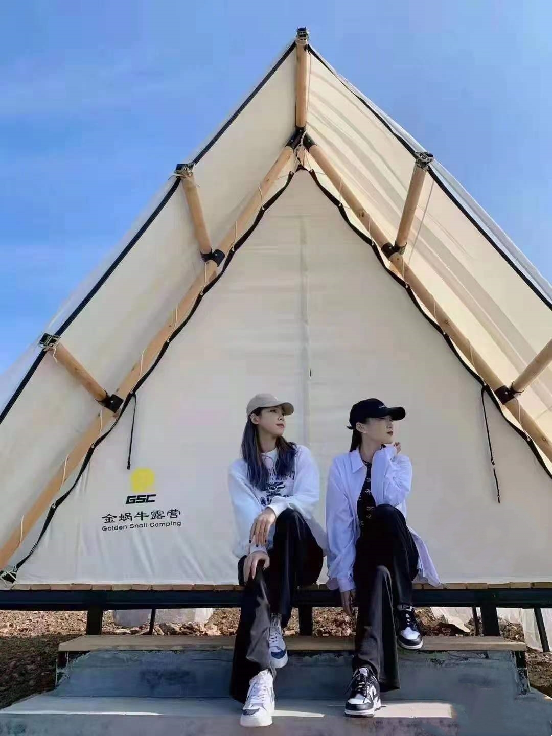 a frame tent cotton canvas glamping safari luxury tent a frame luxury hotel tent