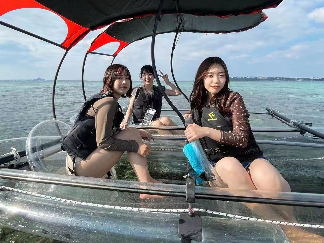 double seater 100% transparent kayak clear kayak canoe kst 4c (复制)