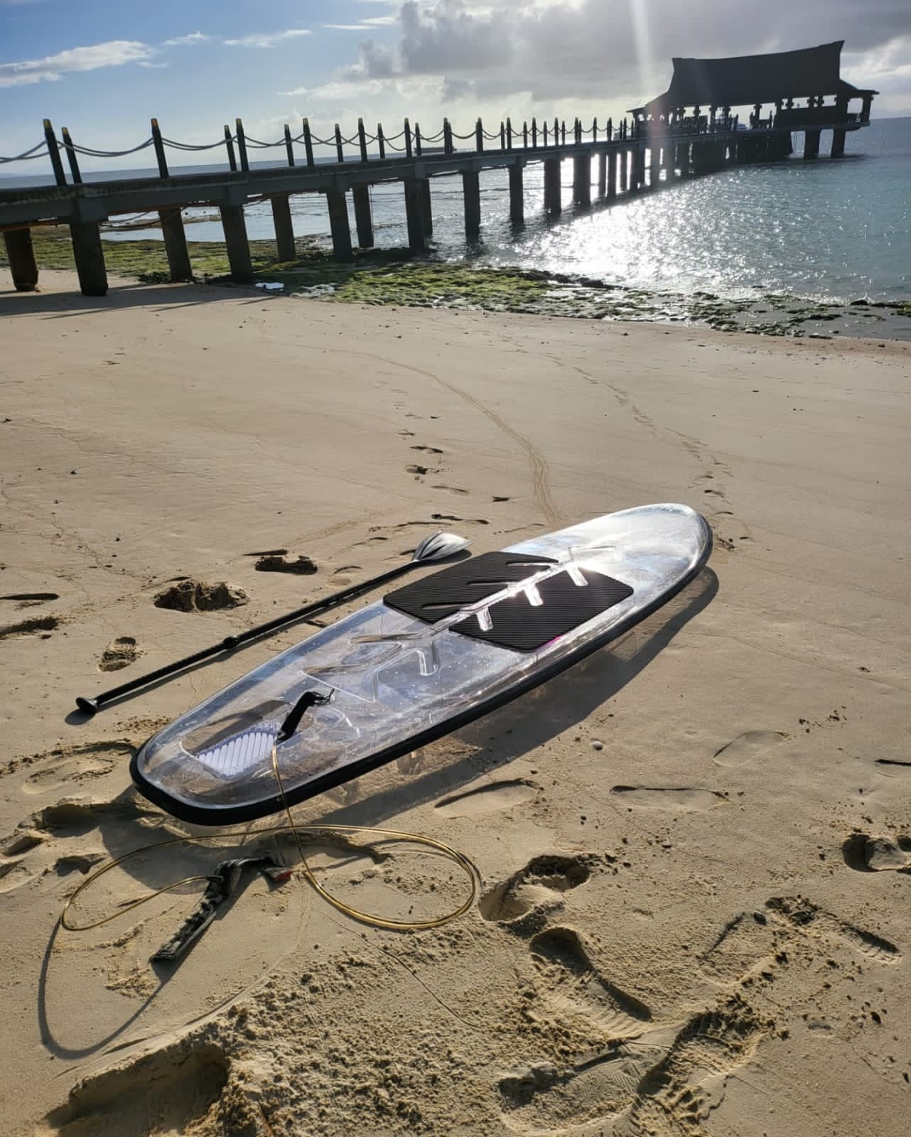 100% transparent paddle board clear paddle board kst 10